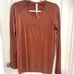 Lululemon 2.0 Swiftly Tech L/S Spiced Chai